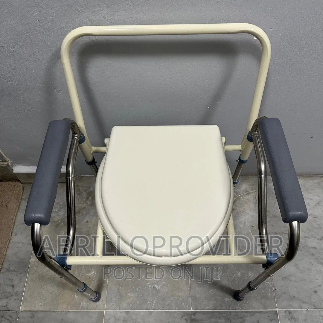 Bedside Commode Chair, Adjustable Height Shower Toilet/Pooty