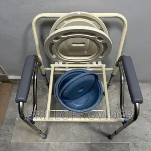 Bedside Commode Chair, Adjustable Height Shower Toilet/Pooty