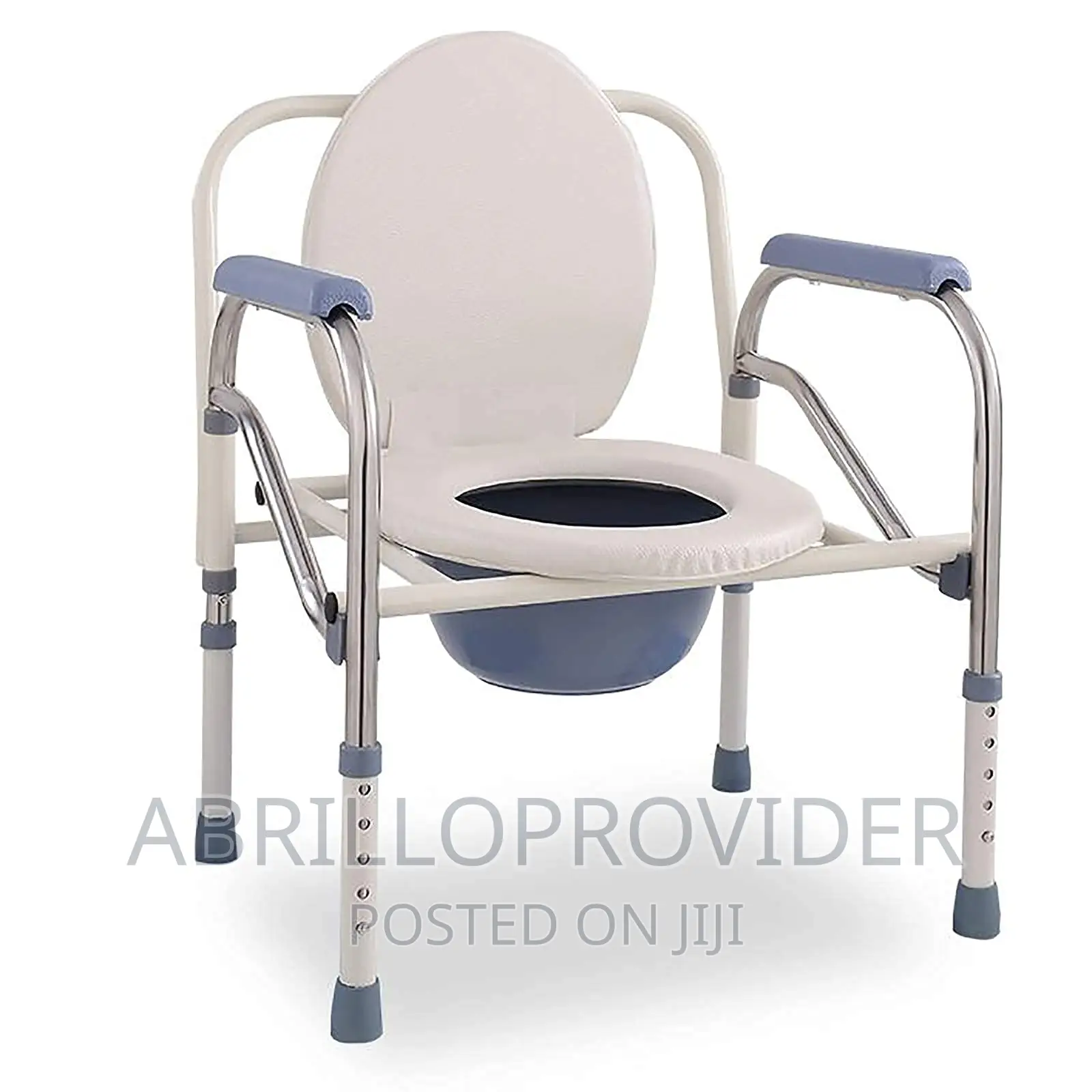 Folding Commode Chair Toilet Seat Bedside Commode With Bucke