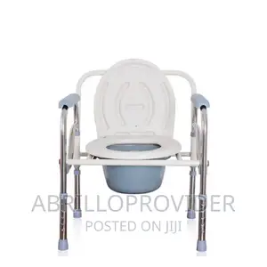 Photo - Adjustable Height Toilet Chair|Commode Chair|Commode Chair
