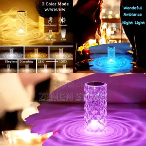 Photo - Luxurious Touch Crystal Table Lamp የቤታችንን ውበት የሚያደምቅ