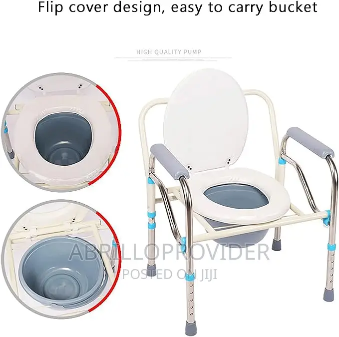 Shower Chair for the Disabled, Bedside Toilet Commodes Chair