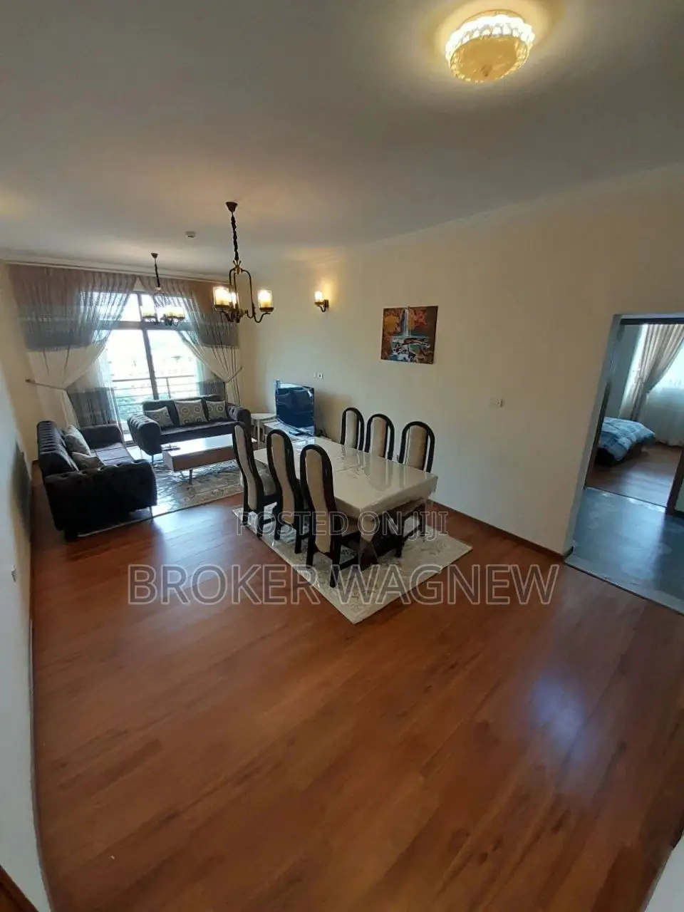 Furnished 3bdrm Apartment in Kirkos for rent
