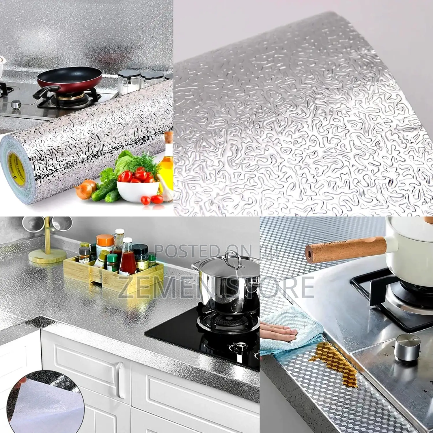 Waterproof Heat Resistant Adhesive Kitchen Sticker