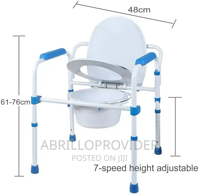 Adjustable Height Shower Toilet Chair, Bathroom Safety