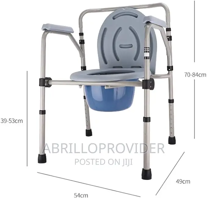Toilet Potty Chair Steel, Commode Chair Portable Toilet