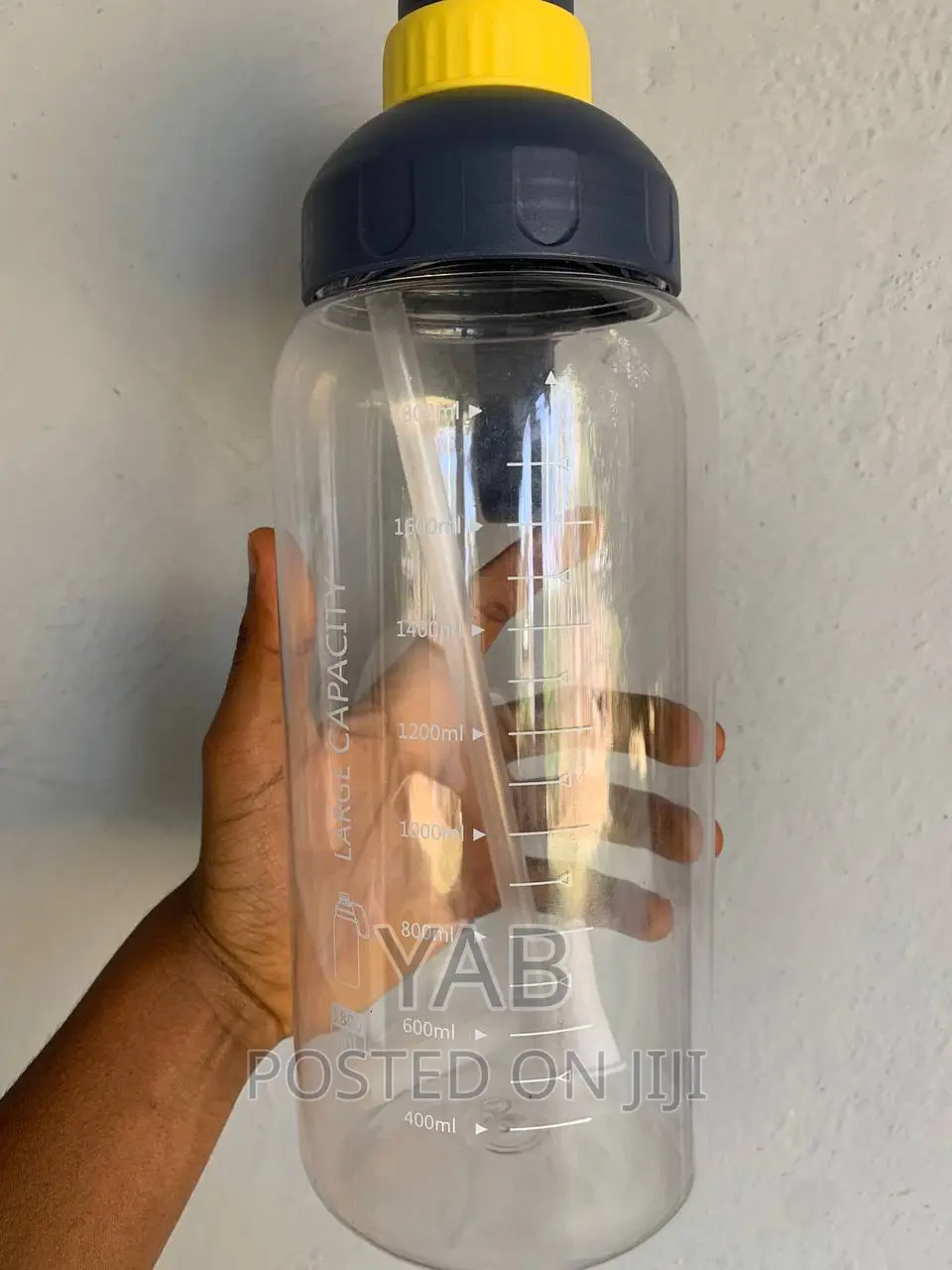 Gym Water Bottles ( Transparent )