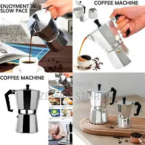 12 ስኒ Espresso Maker Aluminum Coffee Maker