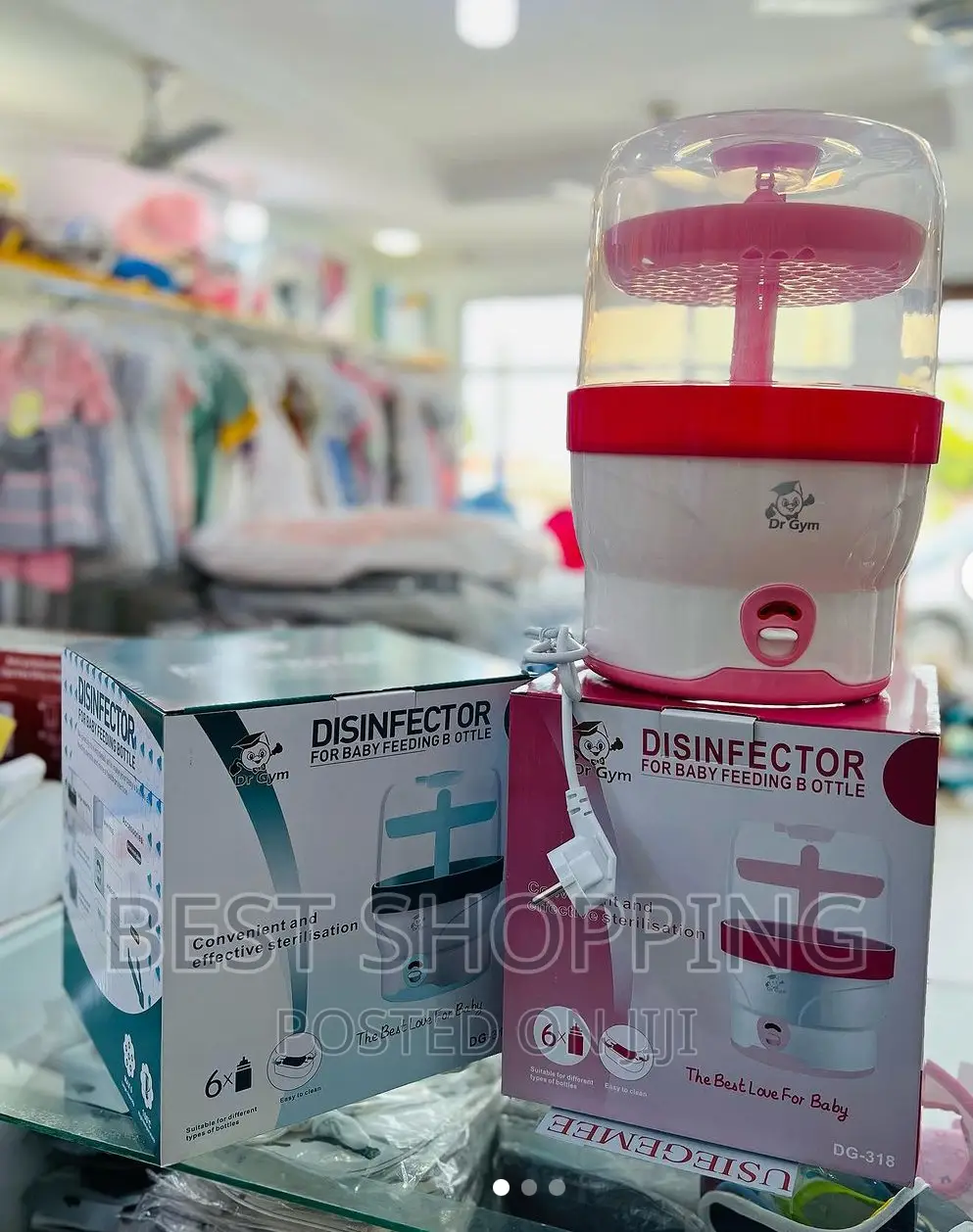 Dr Gym Baby Feeding Bottle Sterilizer Disinfector
