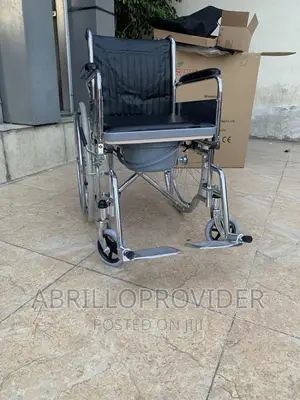 Commode Wheelchair~Wheelchair~Wheelchair~Toilet~Wheelchair~