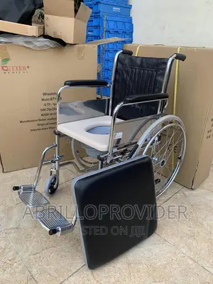 150kg መሸከም የሚችሉ Commode~Wheelchair|Wheelchair|Wheelchair|