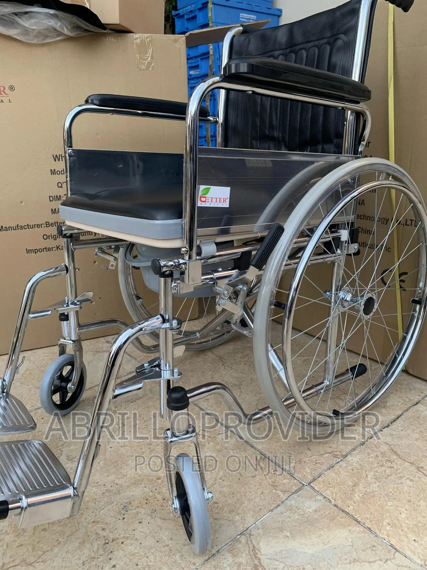 POTTY Wheelchair+Commode Wheelchair+Toilet Wheelchair+150KG