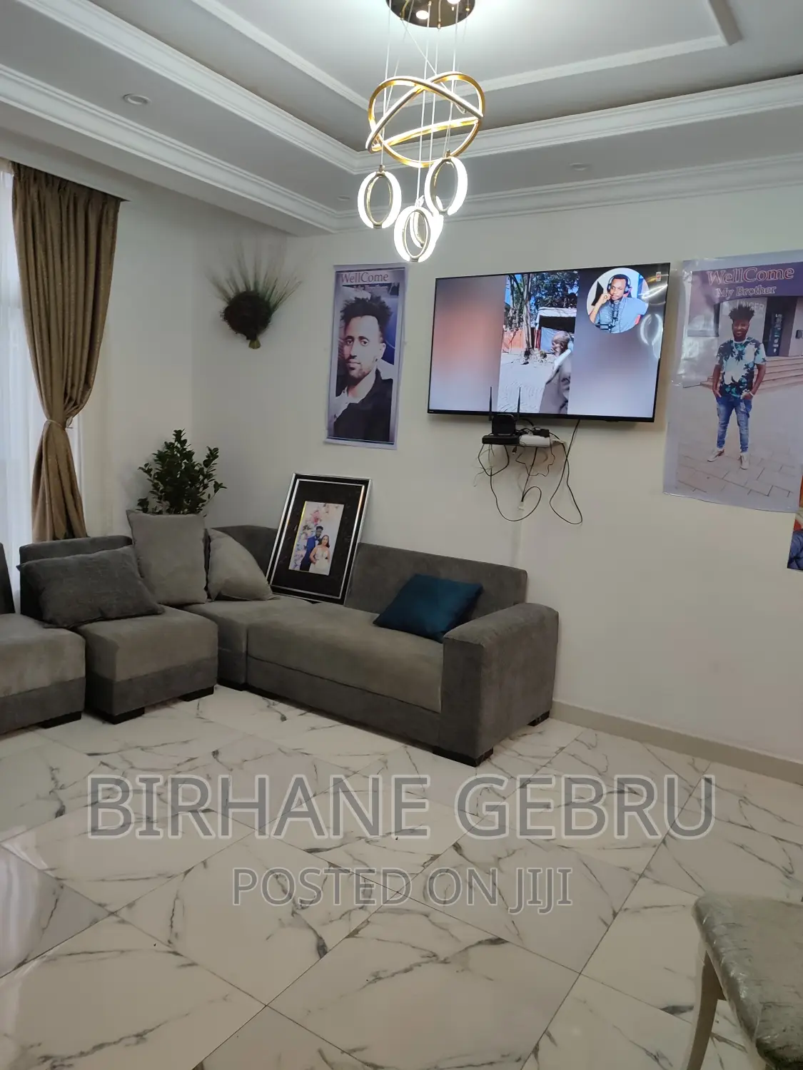 Furnished 5bdrm House in Fernished Guest, Bole for rent