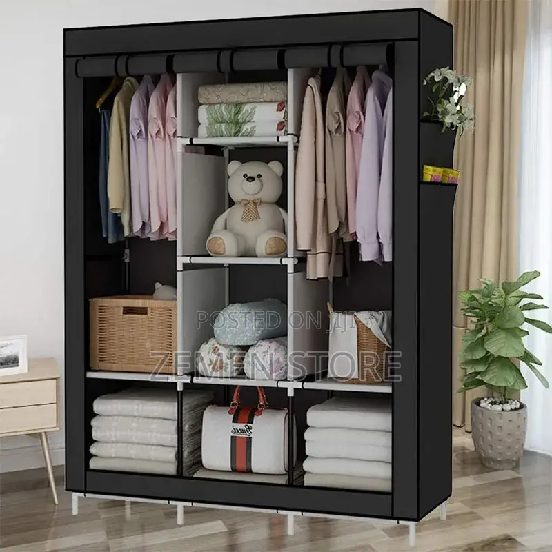 Cloth Cabinet Wardrobe የሸራ የልብስ ቁም ሳጥን