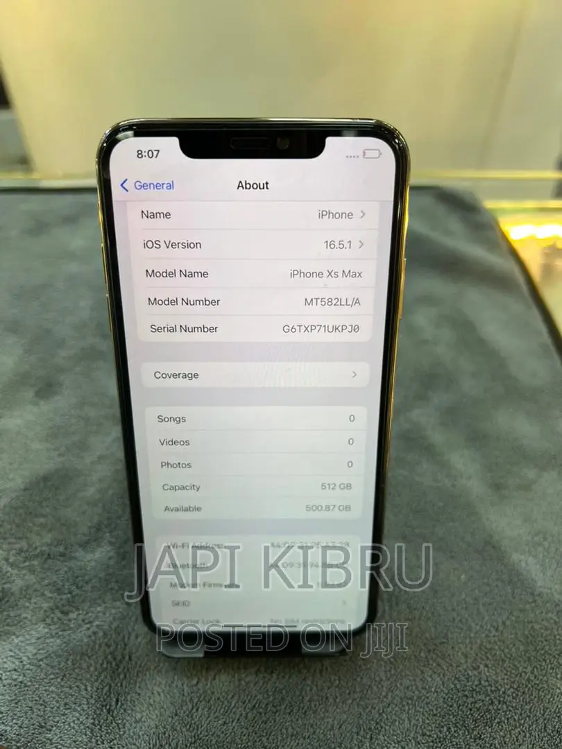 New Apple iPhone XS Max 512 GB Gold