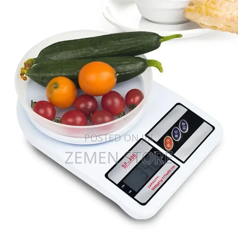 Electronic Digital Kitchen Scale 0.1ግራም እስከ 10ኪሎ መመዘን የሚያስችል
