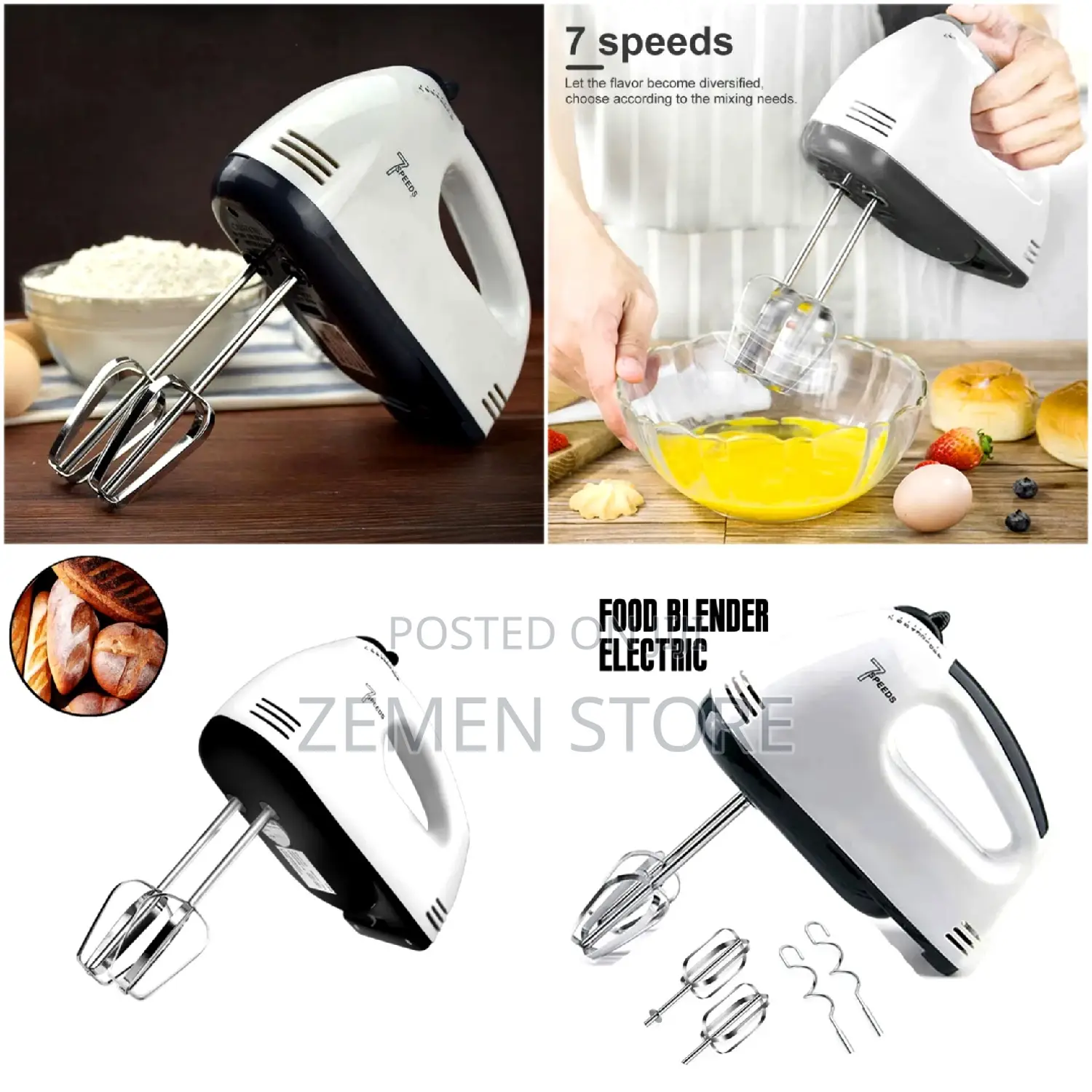 ለሊጥ እና እንቁላል መምቻ የሚሆን Scarlett Hand Mixer