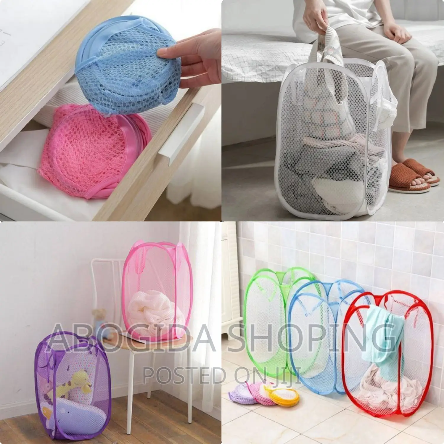 Mesh Cloth and Toy HAMPER
ተጣጣፊ ባስኬት