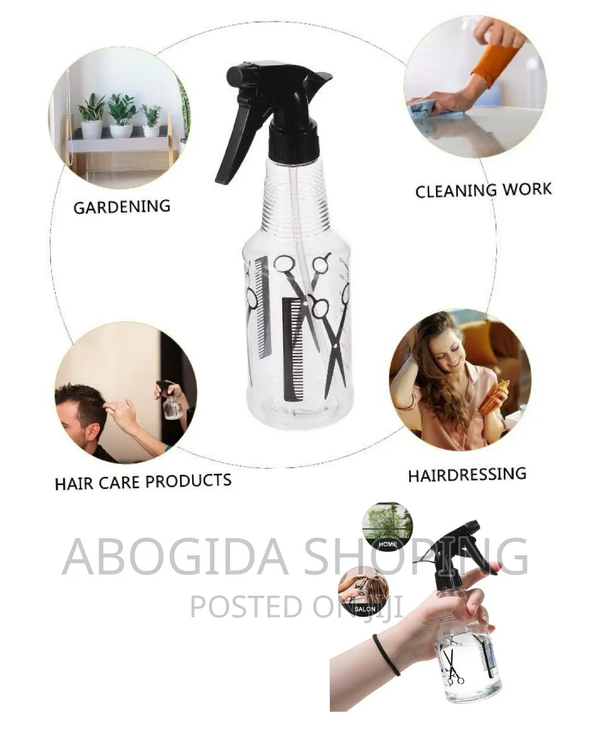 Spray Bottle
ለ ፀጉር ቤት