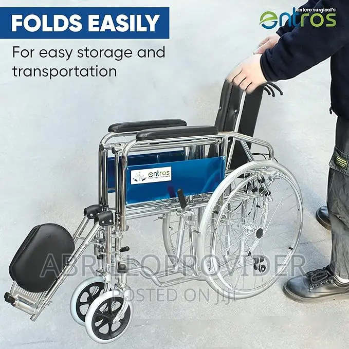 Foldable Wheelchair for Regular Commode Use | Swing-Away