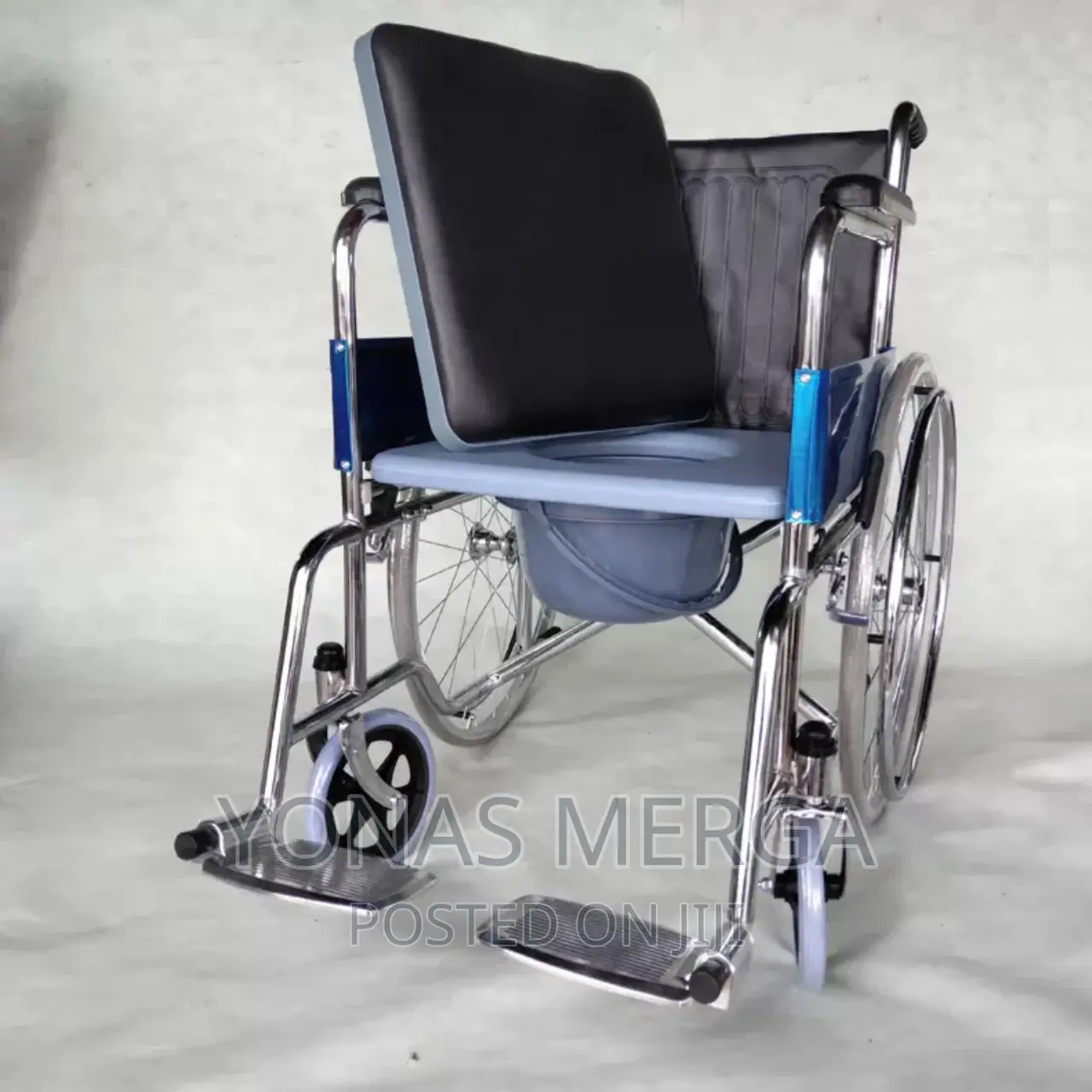 Toilet,Intimate Design Long_term Fold Transport Wheelchair