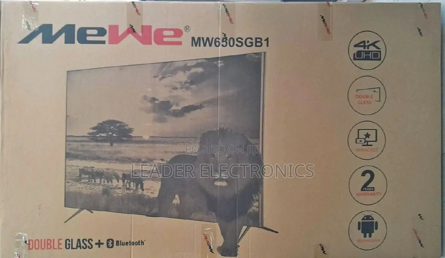 Mewe Tv 65 Inch Smart Android Tv