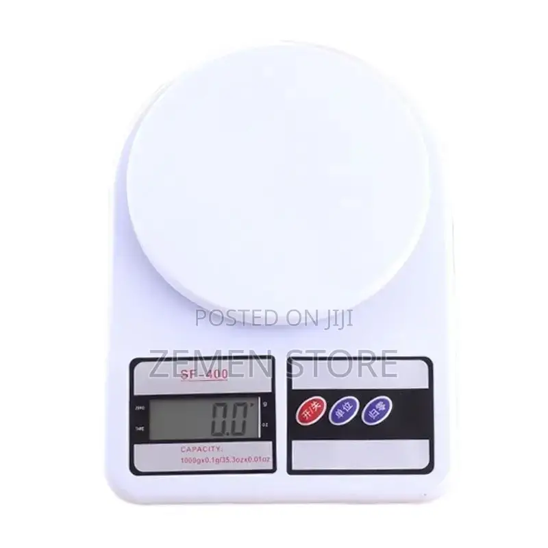 ከ 0.1ግራም እስከ 10ኪሎ ድረስ መመዘን የሚያስችል Quality Kitchen Scale