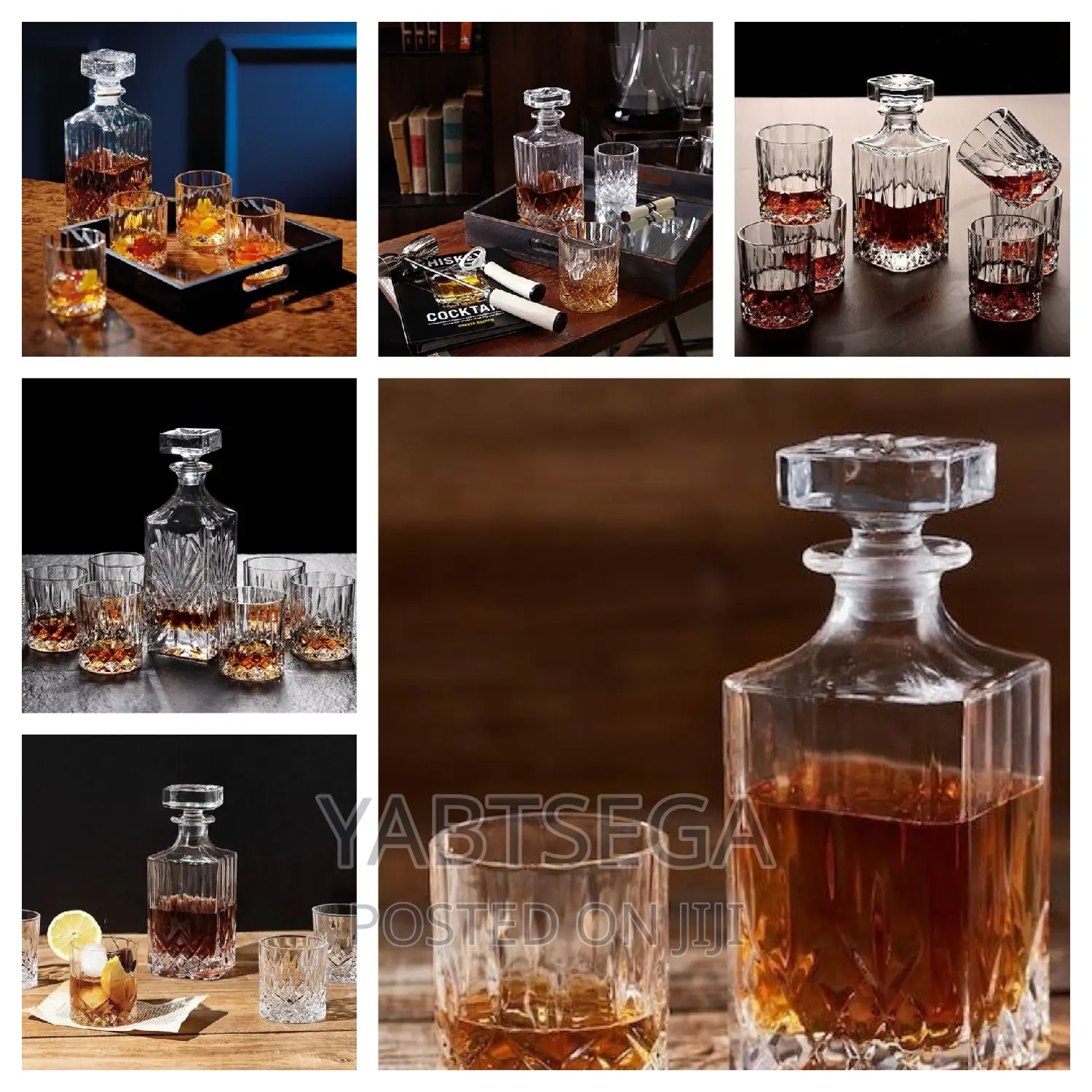 7 PCS of Whiskey Decanter Set