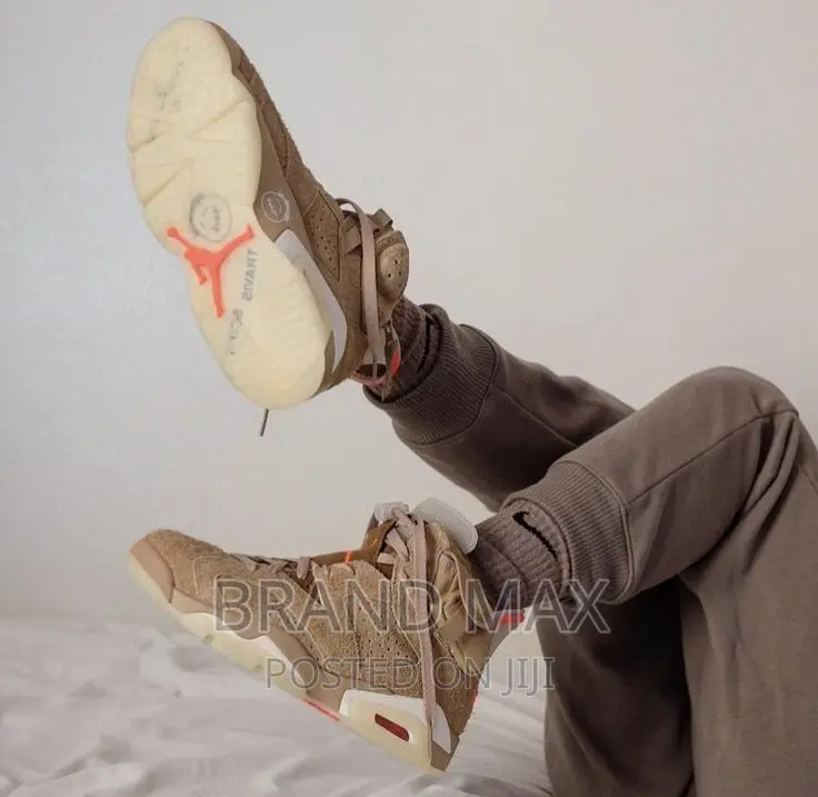 Travis Scott Jordan 6 Retro" Og British Khaki"Master