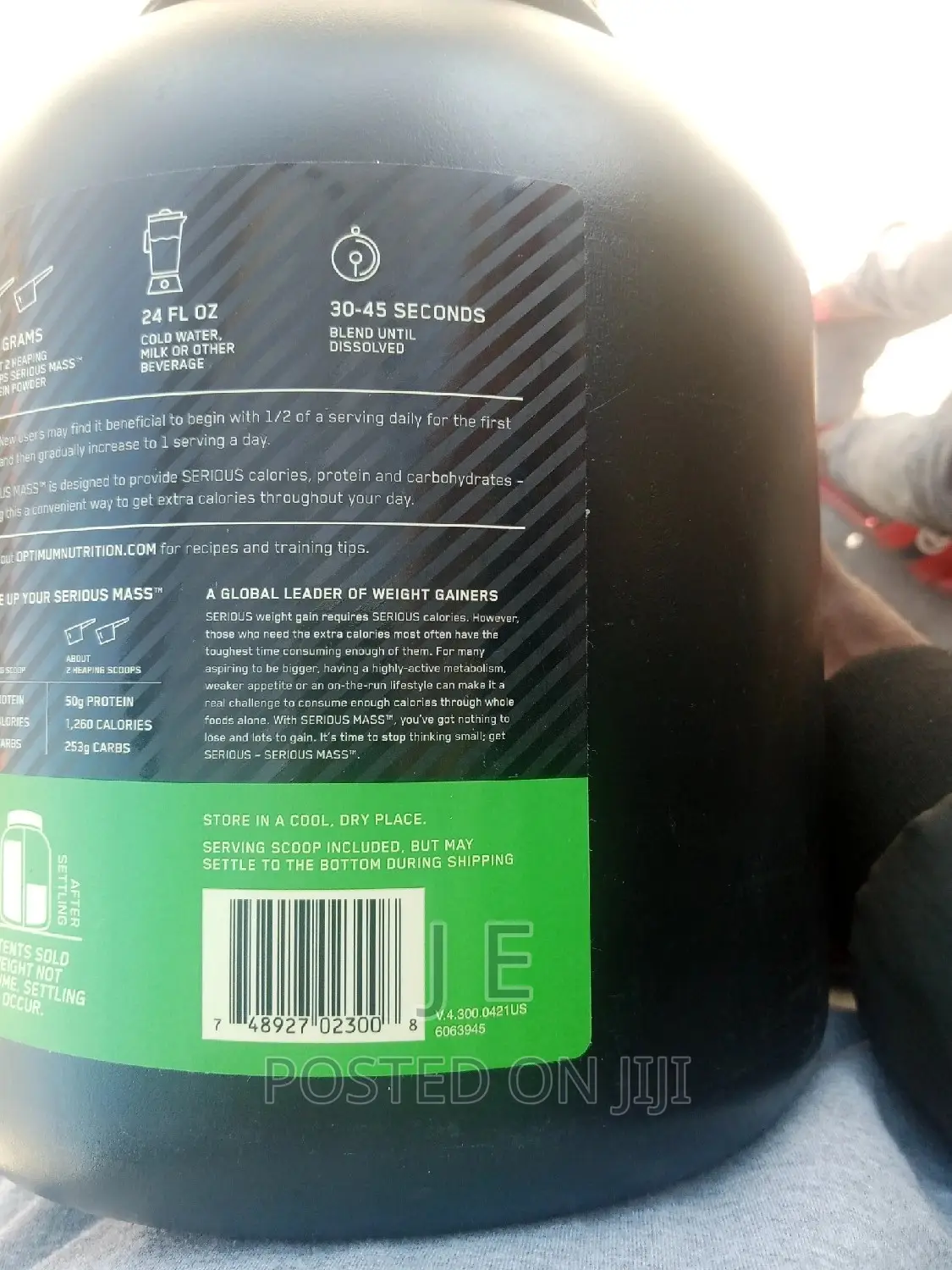 Optimum Nutrition Serious Mass 2.72kg