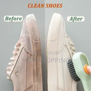 Multi-Functional Shoe Cleaning Brush With Soap Dispenser