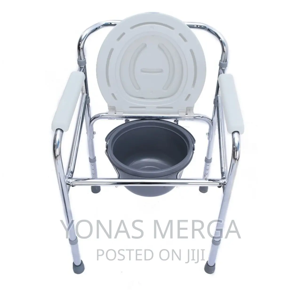Lumex 3-in-1 Folding Commode Chair,Raised Toilet Seat,Toilet