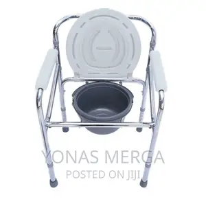 Lumex 3-in-1 Folding Commode Chair,Raised Toilet Seat,Toilet