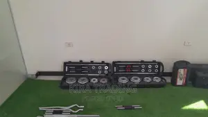 ባለ ጎማ ዳምፔል እና ባርቤል 55 Kg