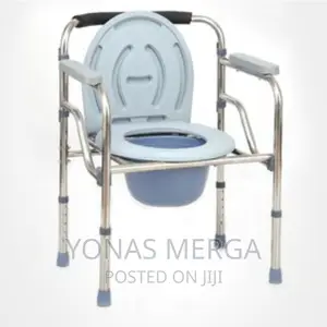 VONOYA Lightweight Foldable Bedside Commode W Removable Pan