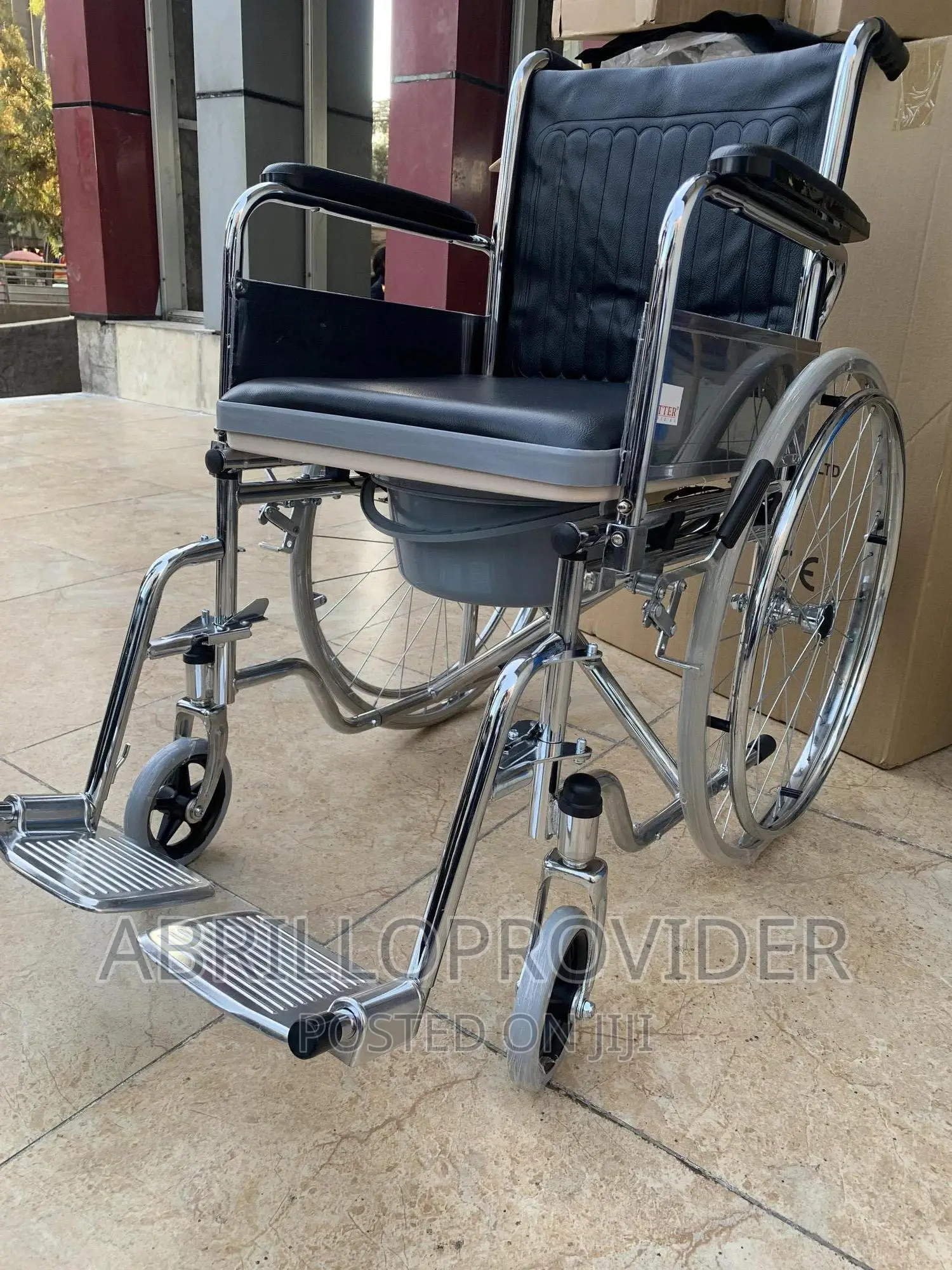 Wheelchair|150KG Capacity|Toilet Wheelchair|Wheelchair_potty
