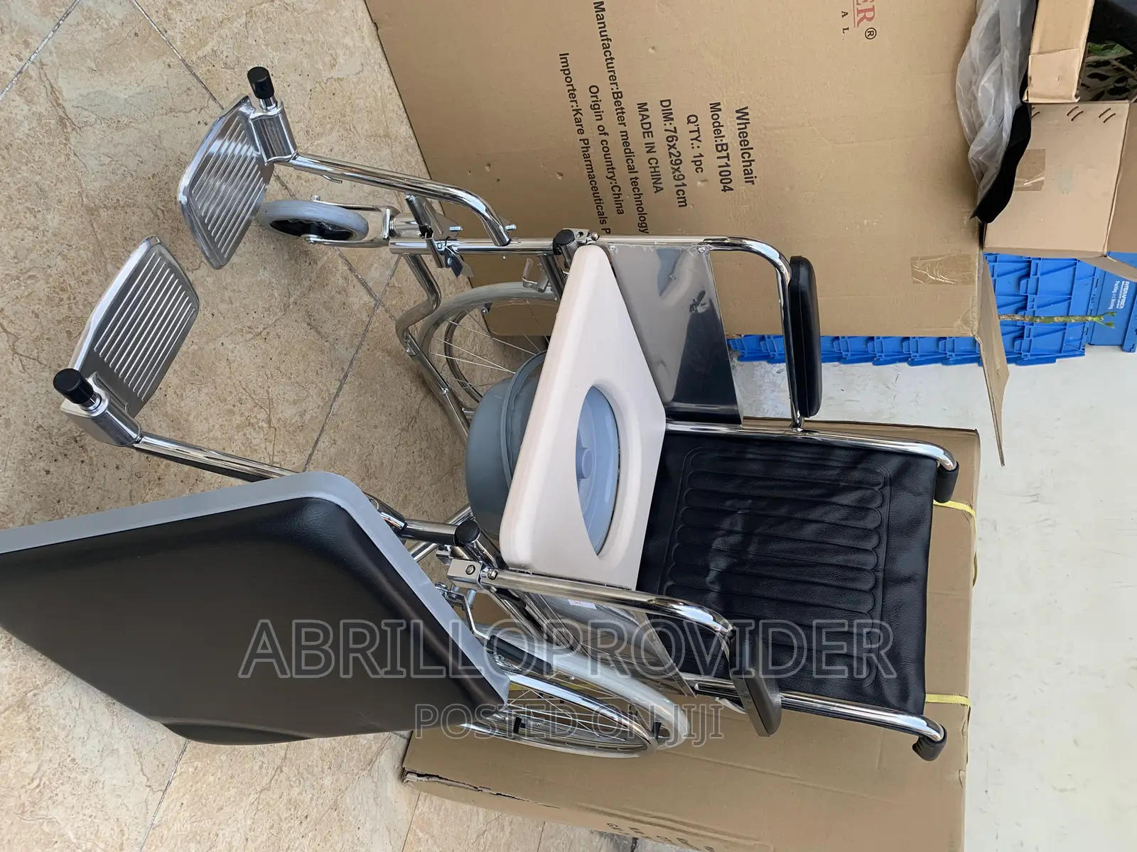 150kg_loading Wheelchair|Toilet Wheelchair|Commod Wheelchair