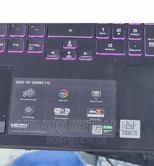 New Laptop Asus TUF Gaming A15 8GB Intel Core i7 SSD 512GB