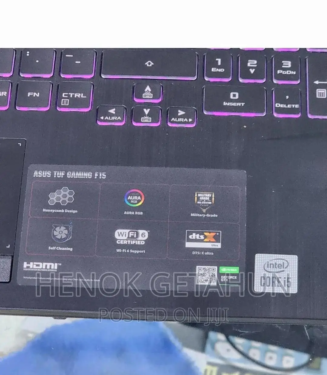 New Laptop Asus TUF Gaming A15 8GB Intel Core i7 SSD 512GB