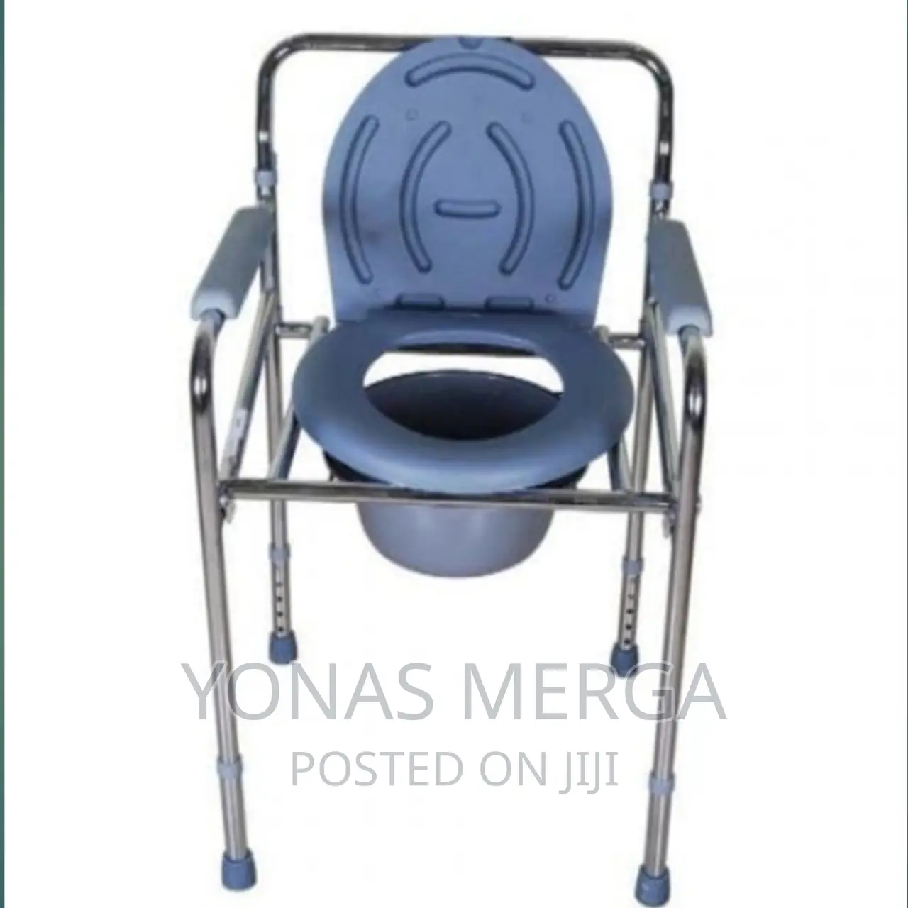 RAXST Bariatric Bedside Commode-Height Adjustment Fold 3in1