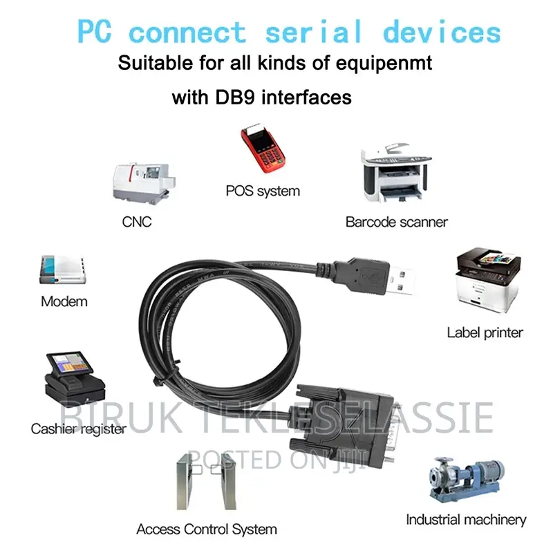 New USB 2.0 to RS232 Com DP9 With DP25 PIN Adapter