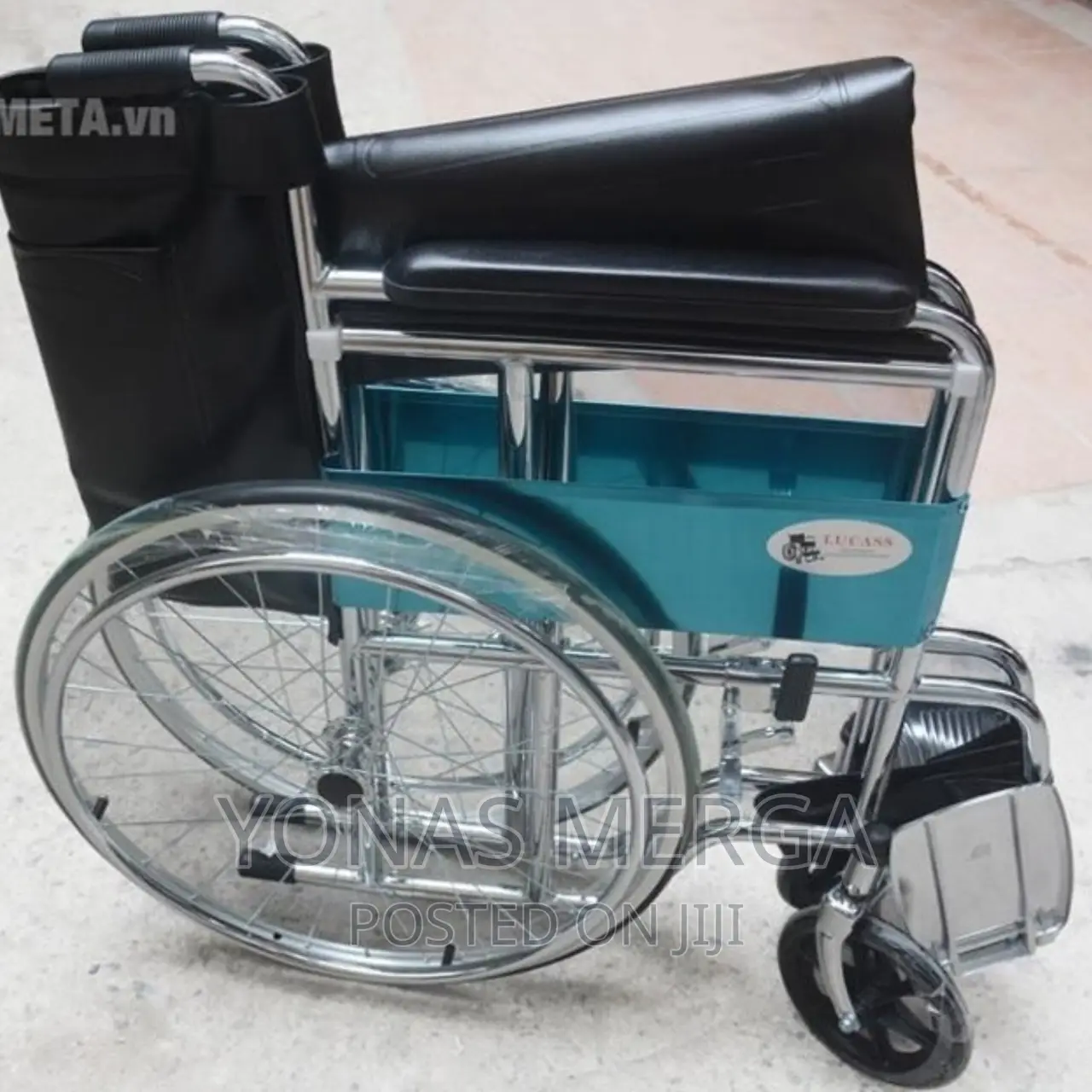 Fold Solid Tire Hand Push Wheelchair,Lightweight Wheelchair
