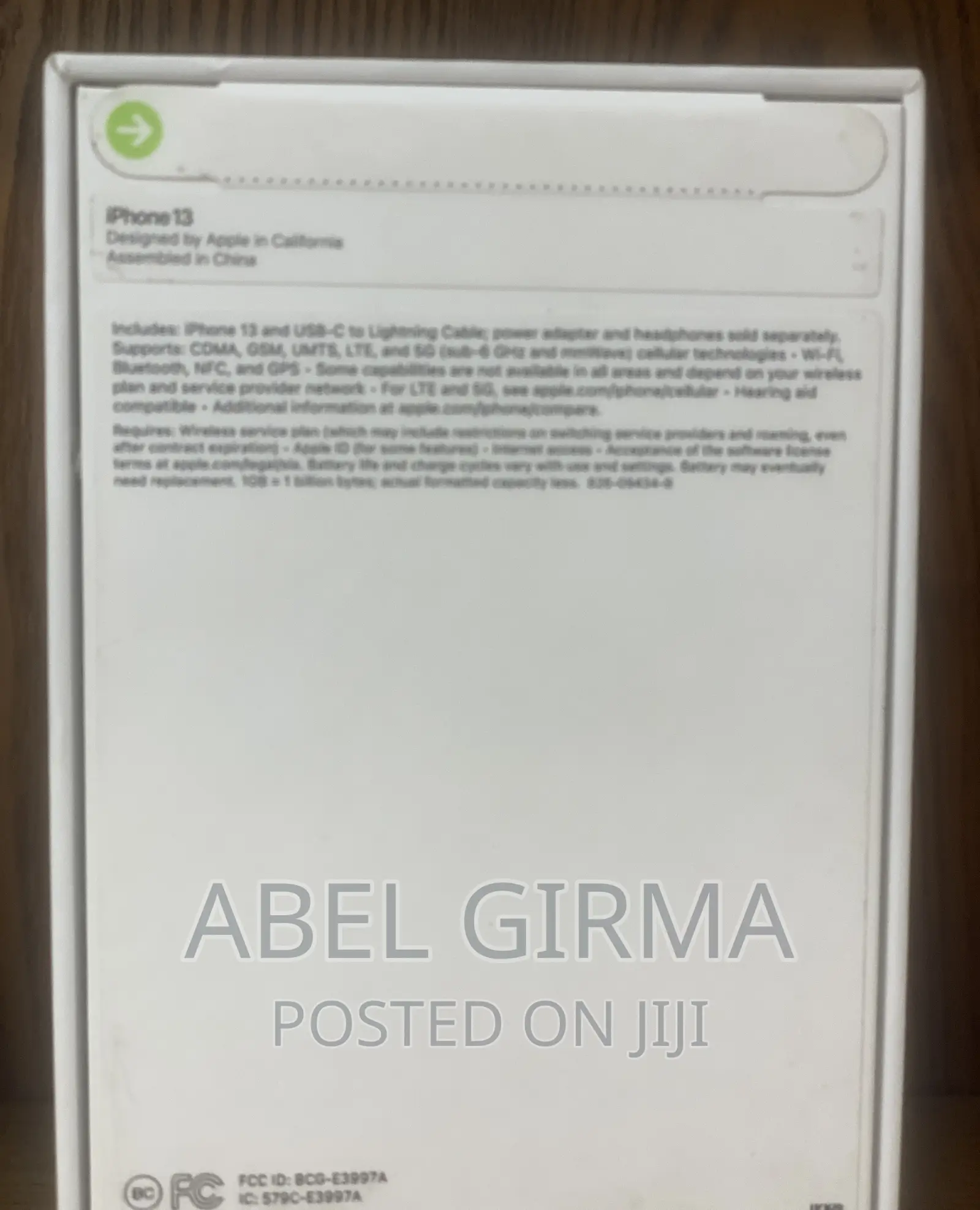 New Apple iPhone 13 128 GB Blue