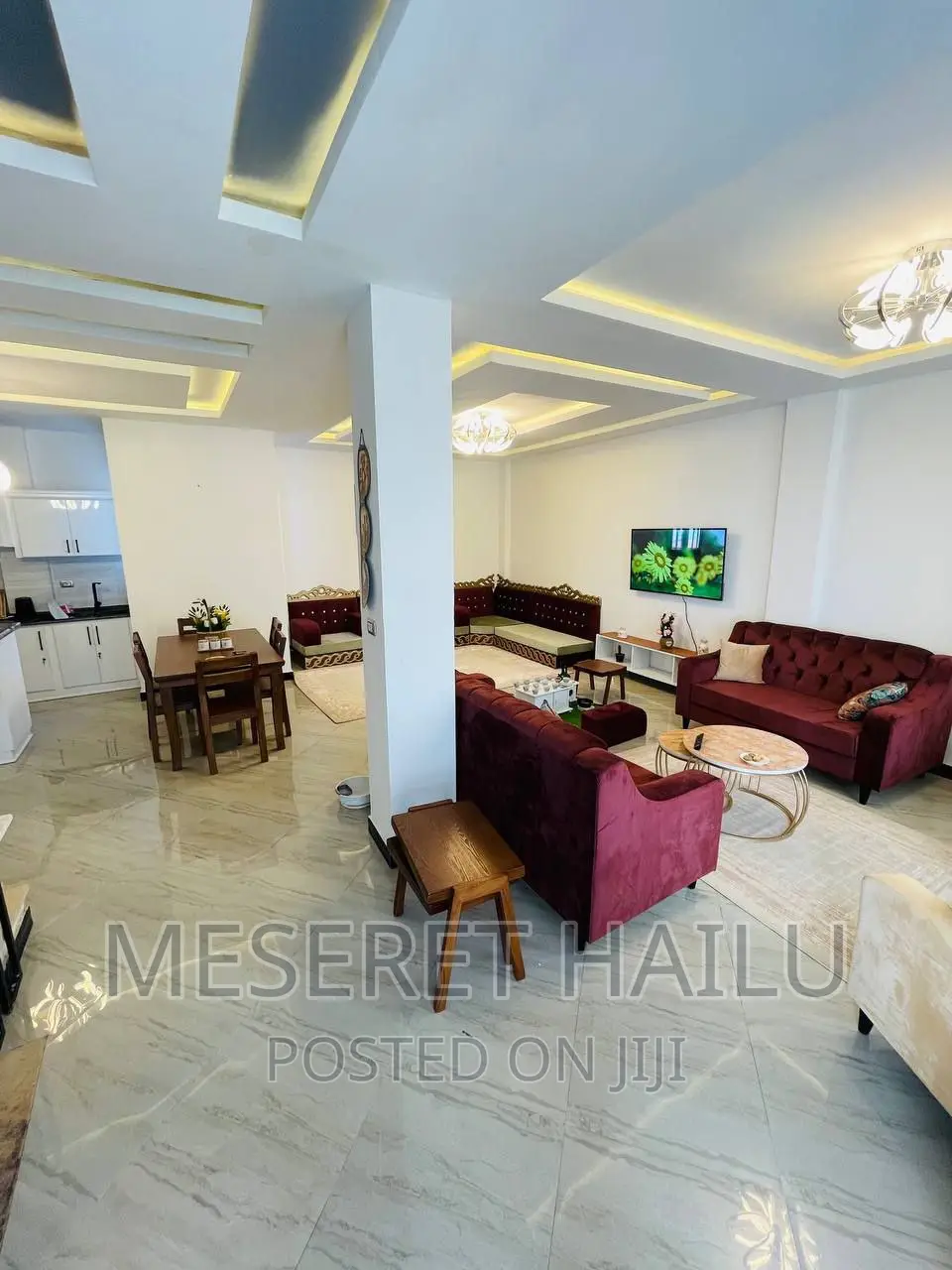 Furnished 7bdrm House in Gerji, Bole for rent