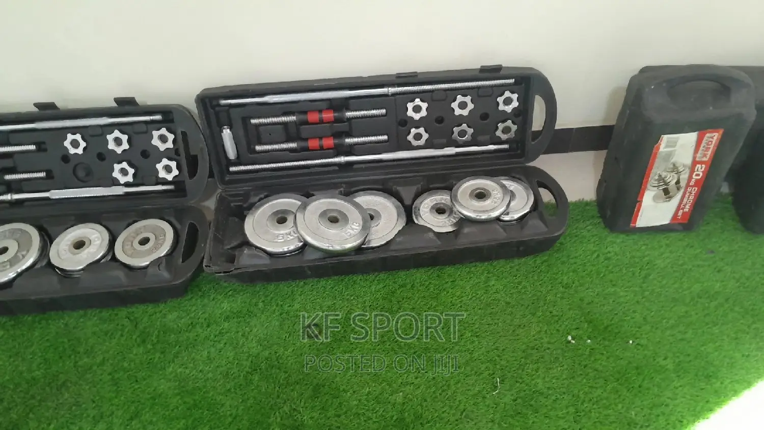 York Adjustable 50 Kg Dumbbell and Barbell