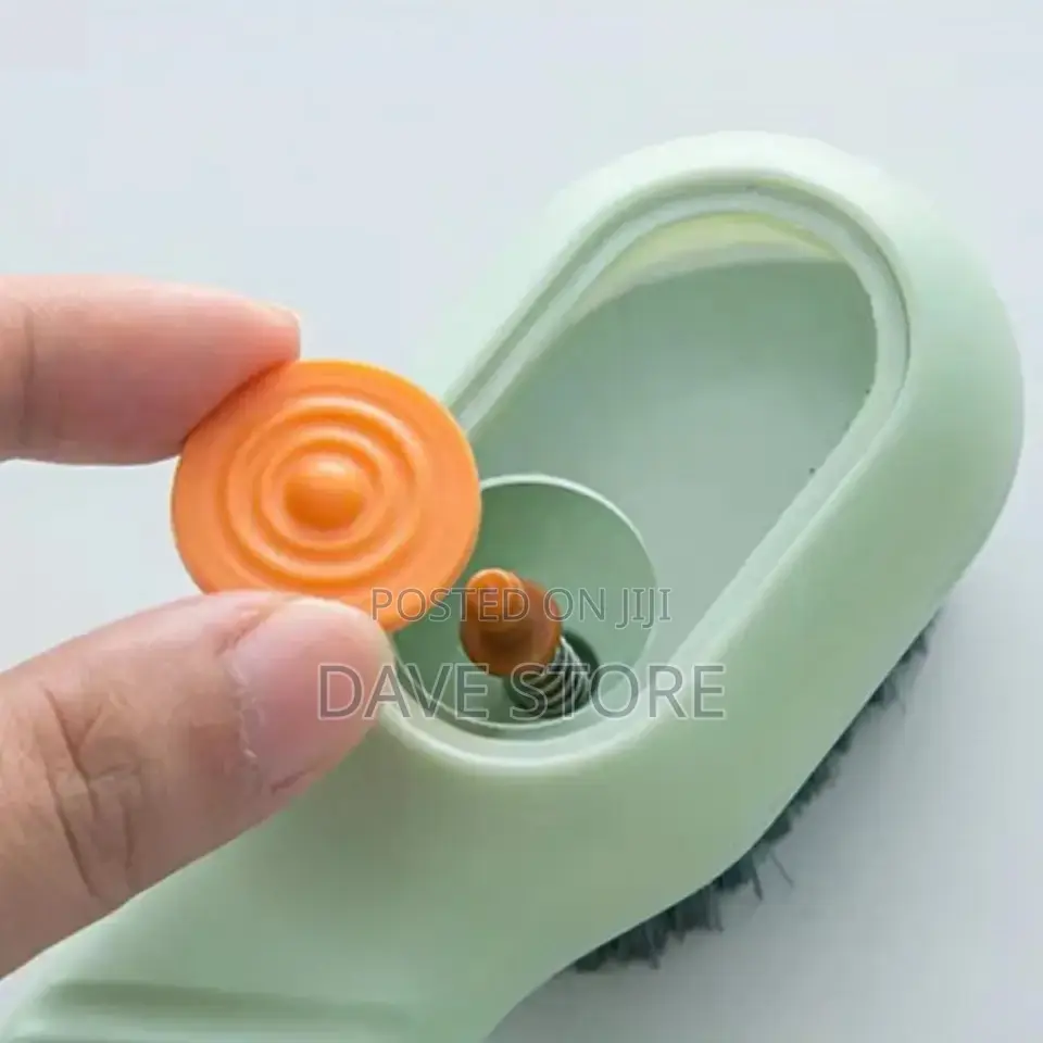 Multi-Functional Shoe Cleaning Brush With Soap Dispenser