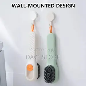 Multi-Functional Shoe Cleaning Brush With Soap Dispenser