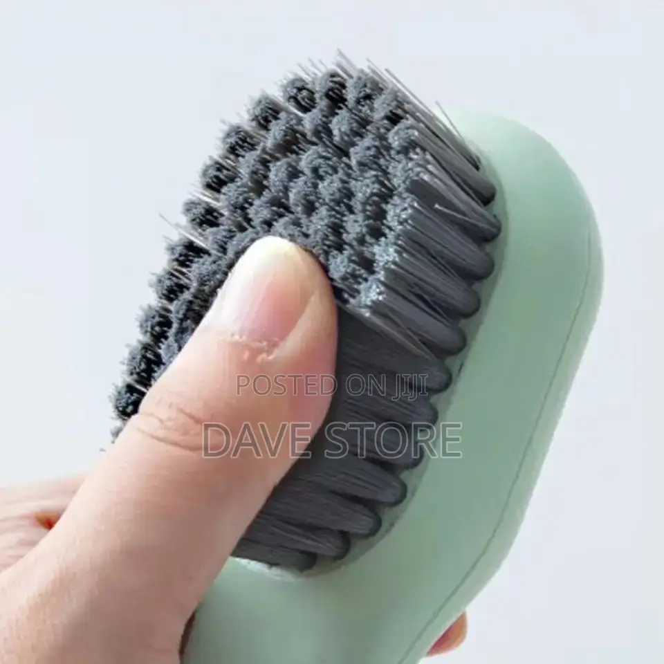 Multi-Functional Shoe Cleaning Brush With Soap Dispenser