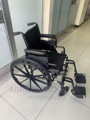 Folding Wheelchair|Full Black Wheelchair|Wheelchair|Second