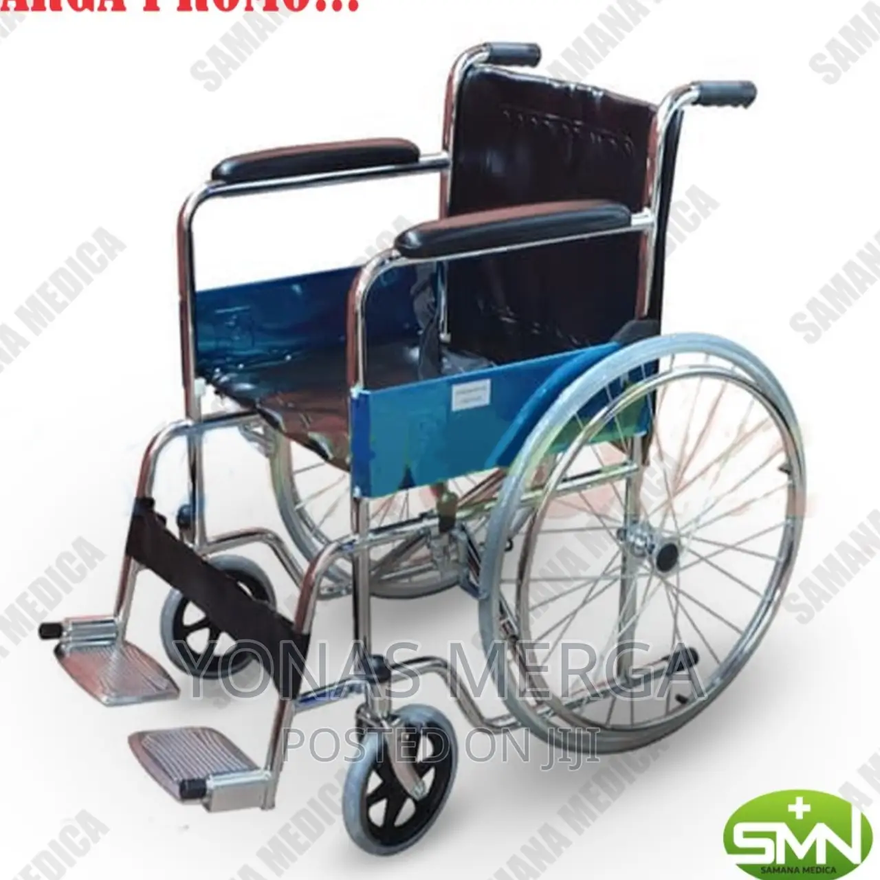 Veer Mag Wheel, Wheelchair With Handle Swingable Footrest